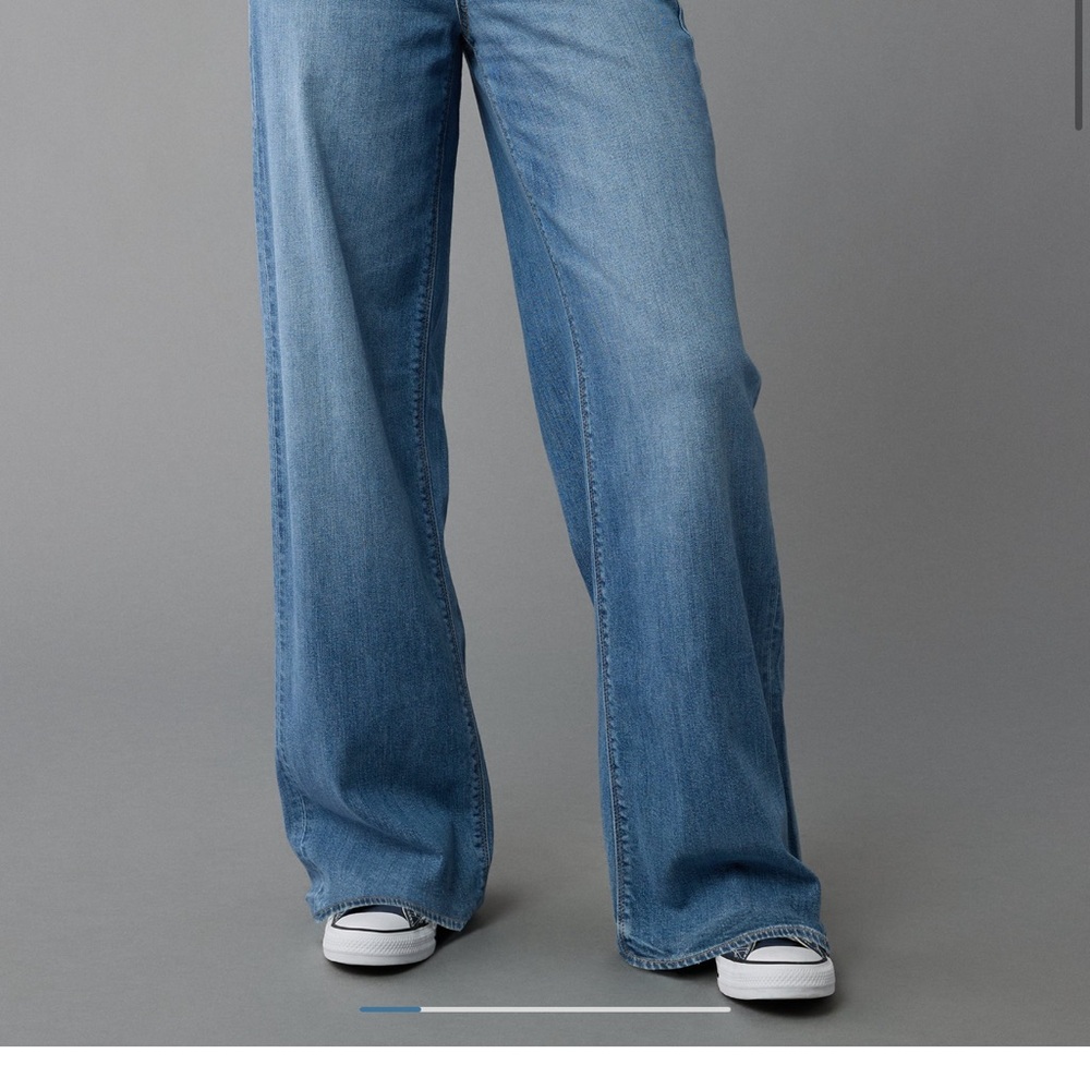 American Eagle Outfitters Light Blue Flare Jeans